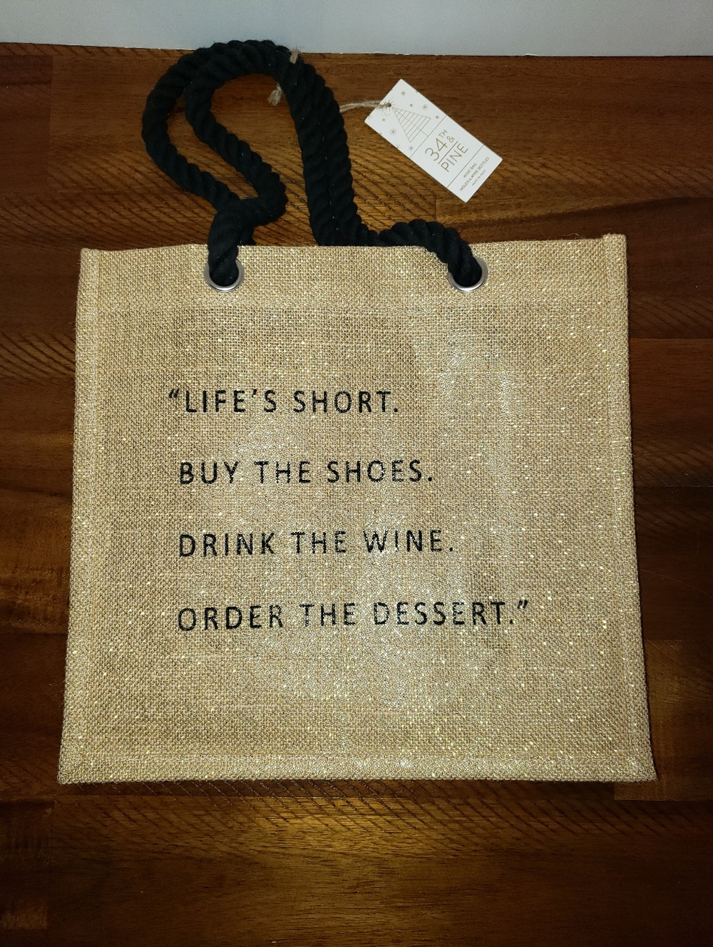 NWT Wine Tote Bag